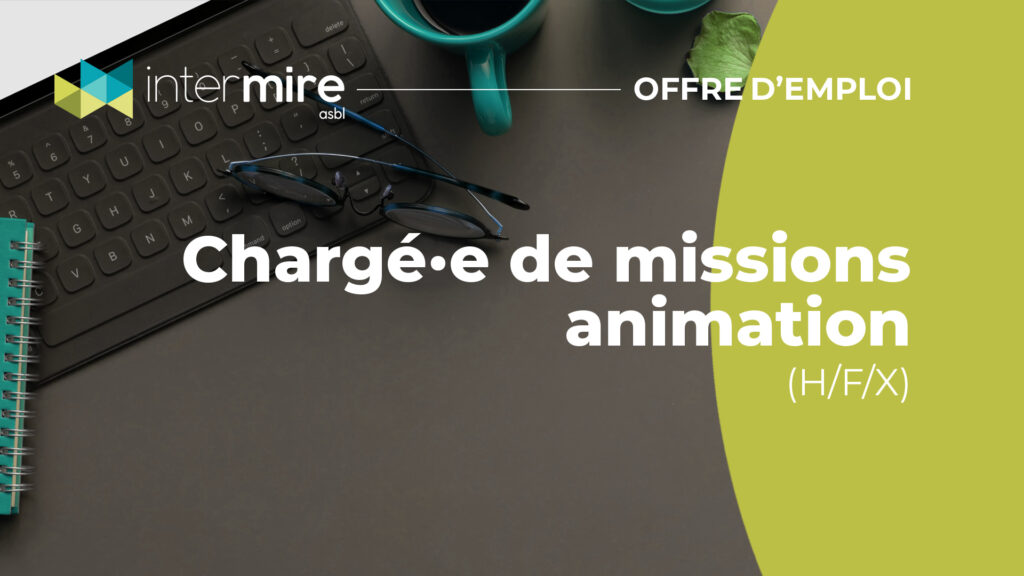 bannière graphique job chargé de missions animation